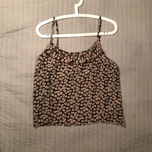 Sheer Floral Strappy Top